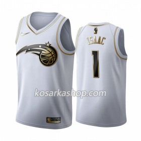 Dres Orlando Magic Jonathan Isaac 1 Nike 2019-20 Bijela Golden Edition Swingman